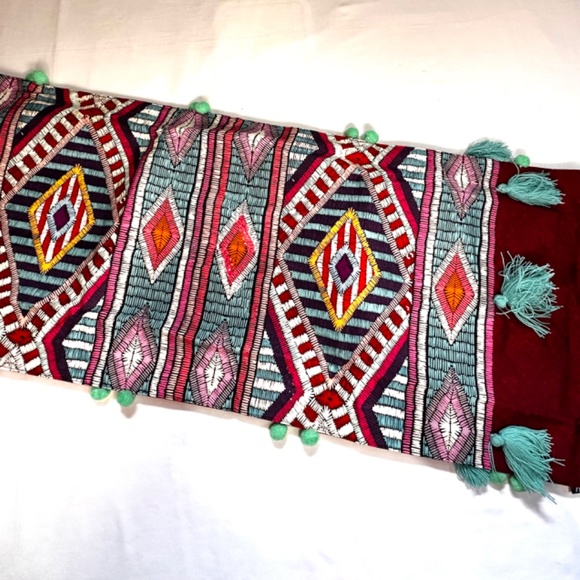 Ethnic Kantha Table Runner New - Picture 2 of 7